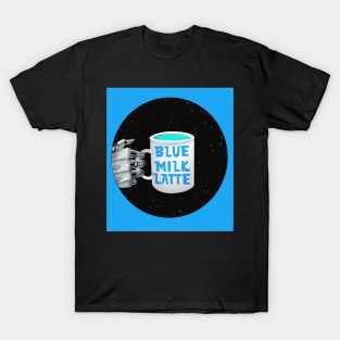 Blue Milk Latte Logo T-Shirt